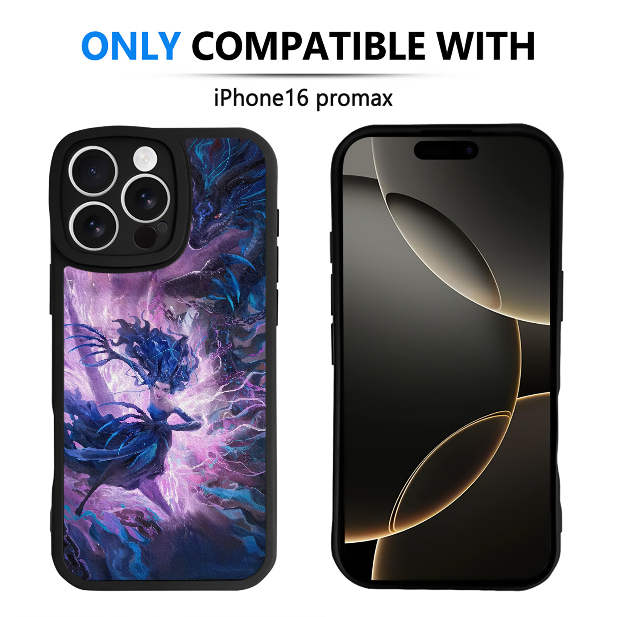 （画像用） Ne Zha 2 ナタ 魔童の大暴れ 【iPhone 16シリーズ対応】シリコンスマホケース（レザー調） 材質：シリコン